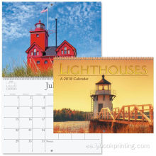 Calendario de pared impreso Impresión de calendario de alta calidad